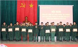 Thực hiện tốt nhiệm vụ quốc phòng, quân sự địa phương